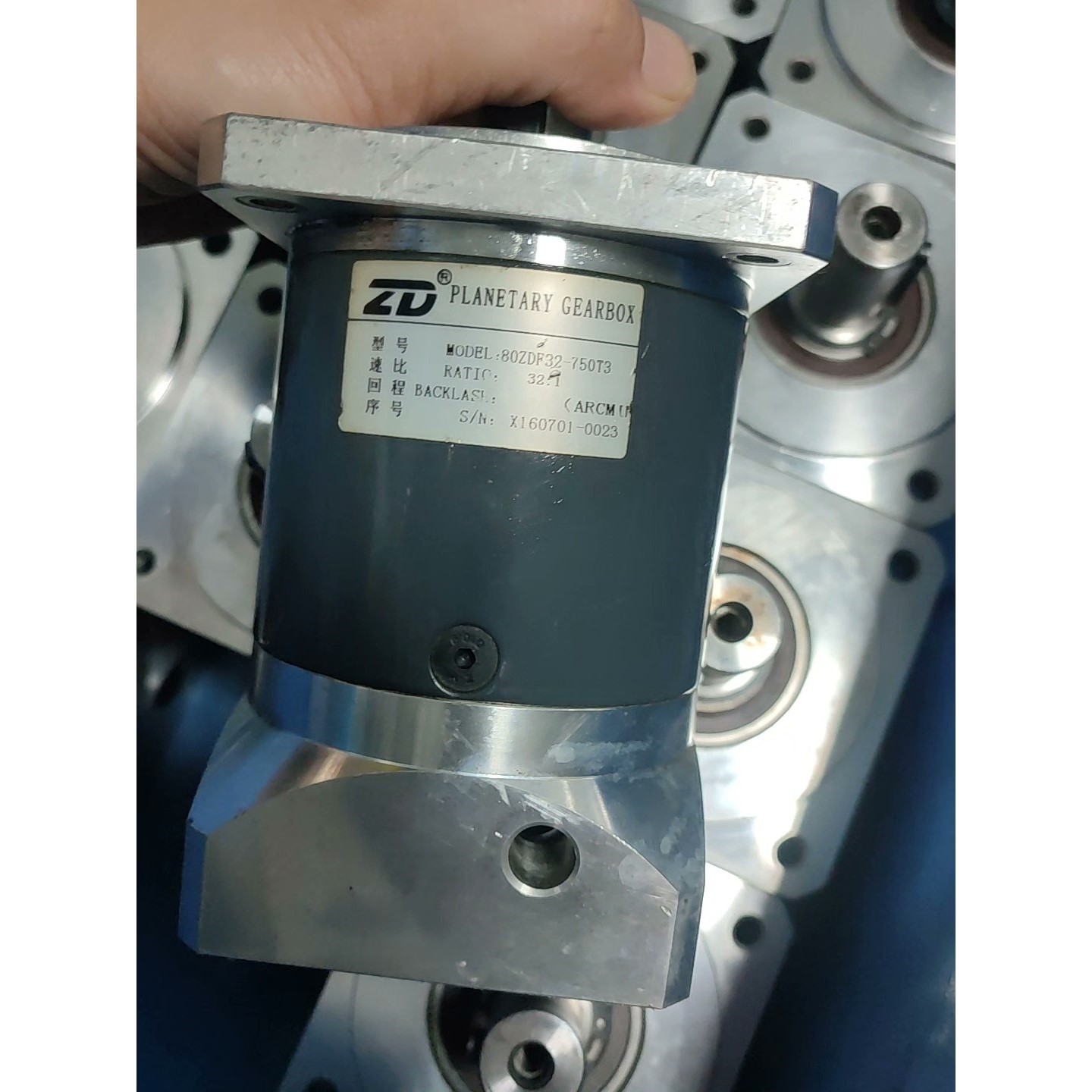 中大ZD行星减速机,型号80ZDF32-750T3,速比32