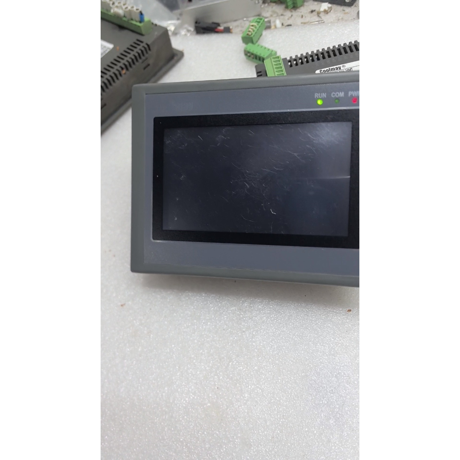 顾美coolmay触摸屏4.3寸PLC一体机EX2N-43H