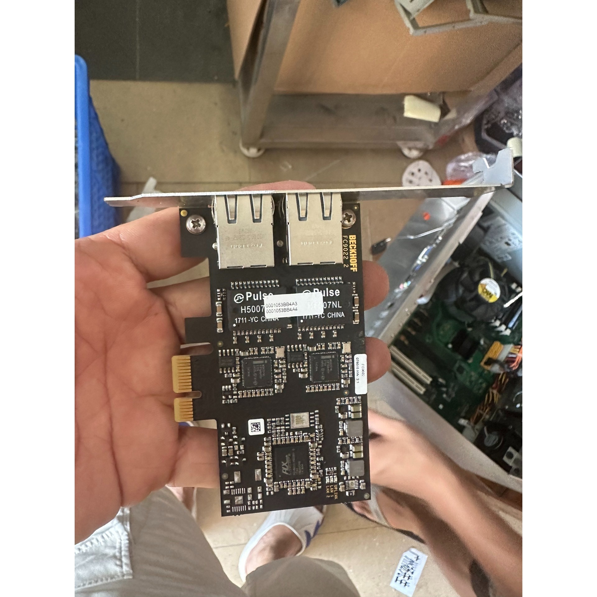 倍福网卡BECKHOFF倍福 千兆网卡 FC9022_0 F