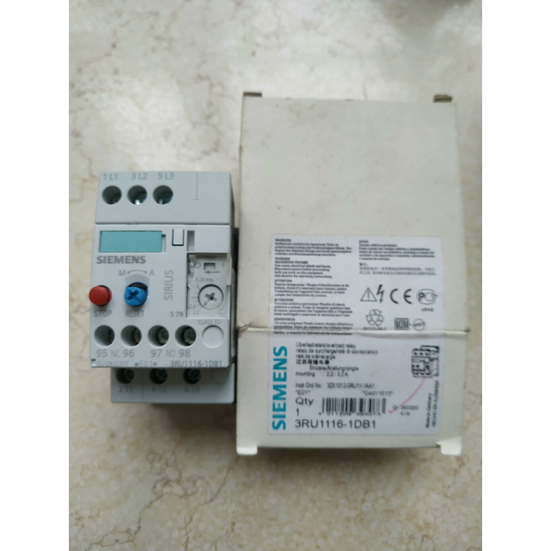 3RU1116-1DB1过载继电器