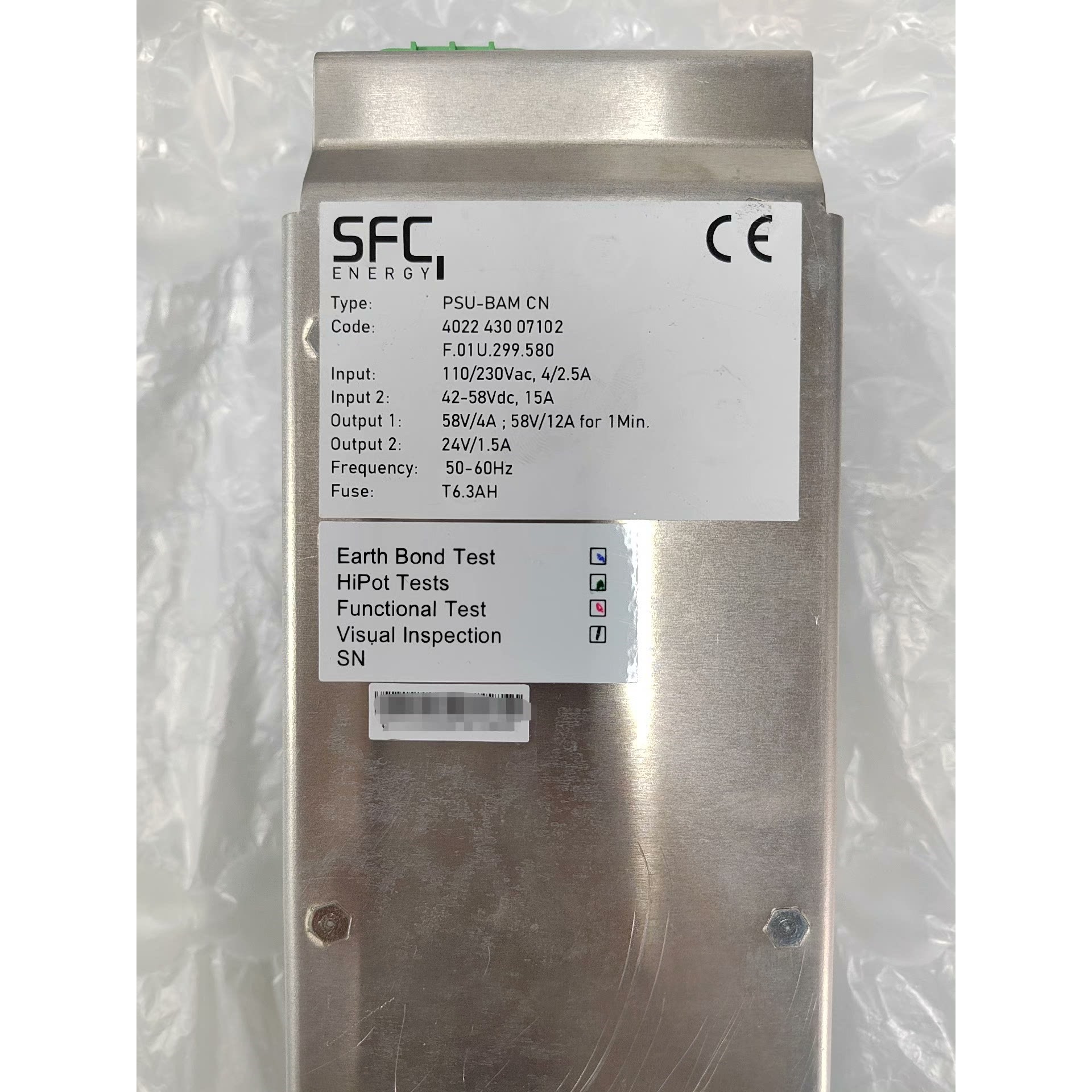 双输出电源SFC PSU-BAM CN