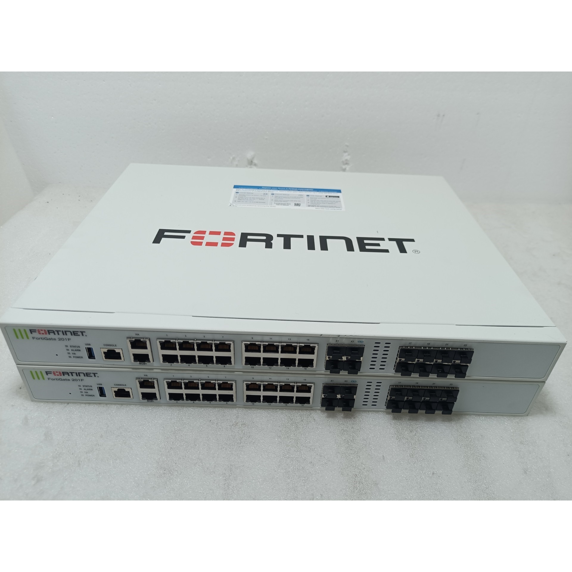 原装二手飞塔FG-201F16口千兆网口+8口千兆光口+4口