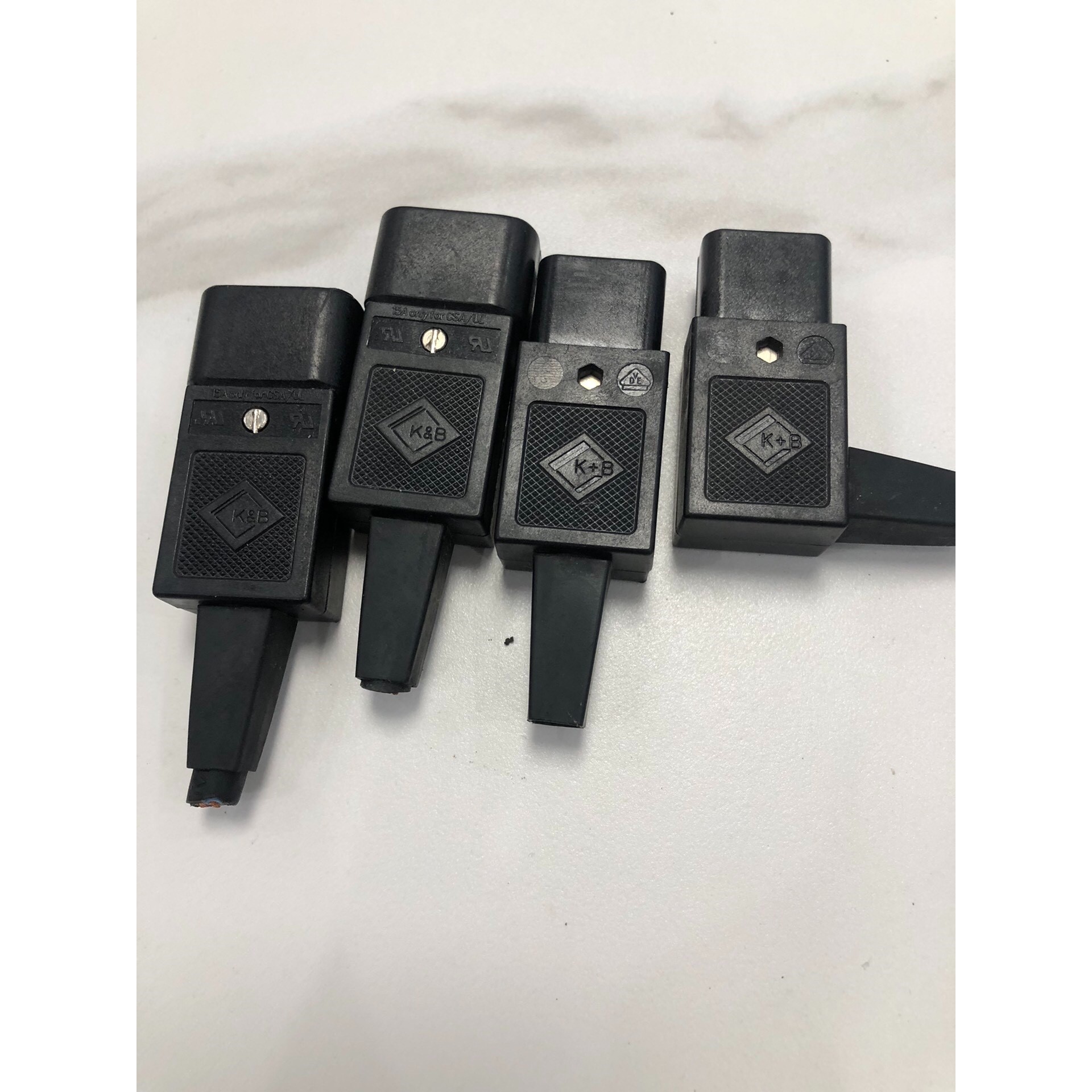 德国K+B电源尾插 KB母插公插 K&B尾插,43R01发烧