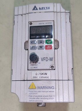 台达变频器VFD007M21A 0.75KW 220V,拆机