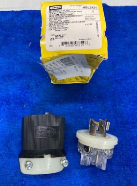 Hubbell HBL2421插座 配L15-20P插头 实