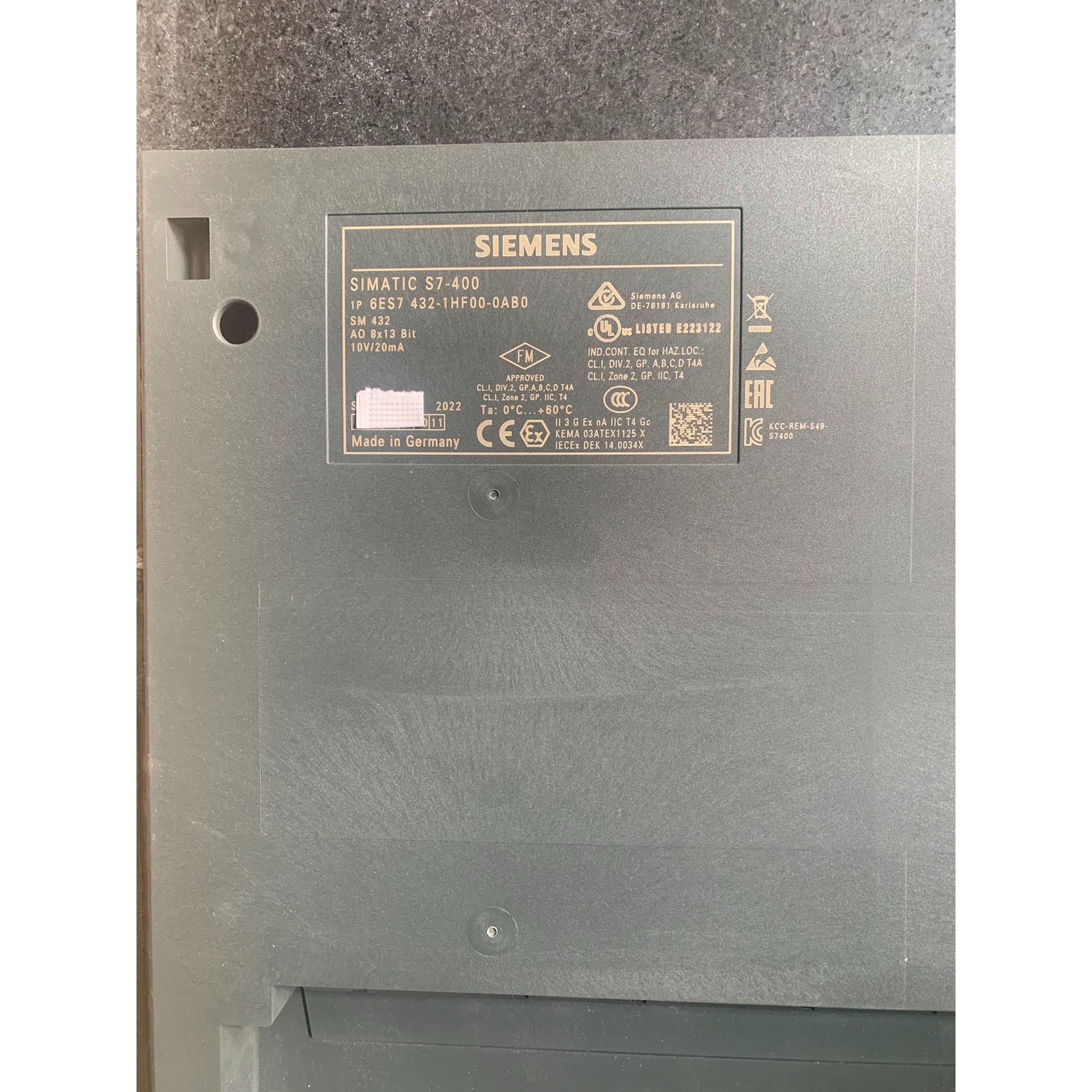 6ES7432-1HF00-0AB0 22年裸机 实弹的来
