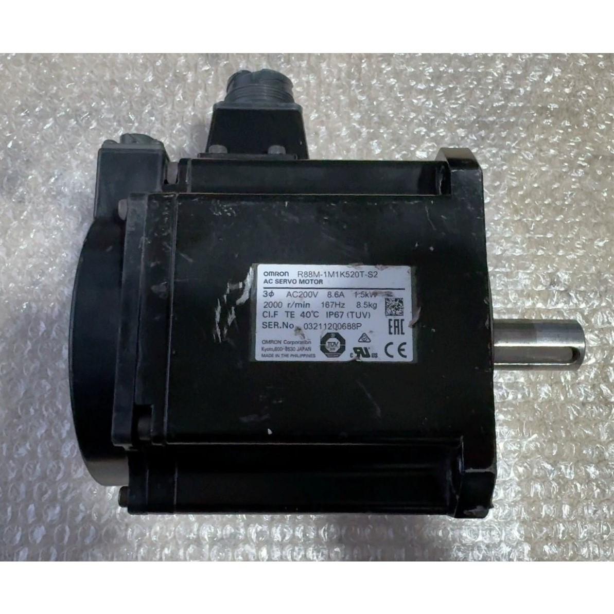 拆机伺服电机R88M-1M1K520T-S2 1.5K
