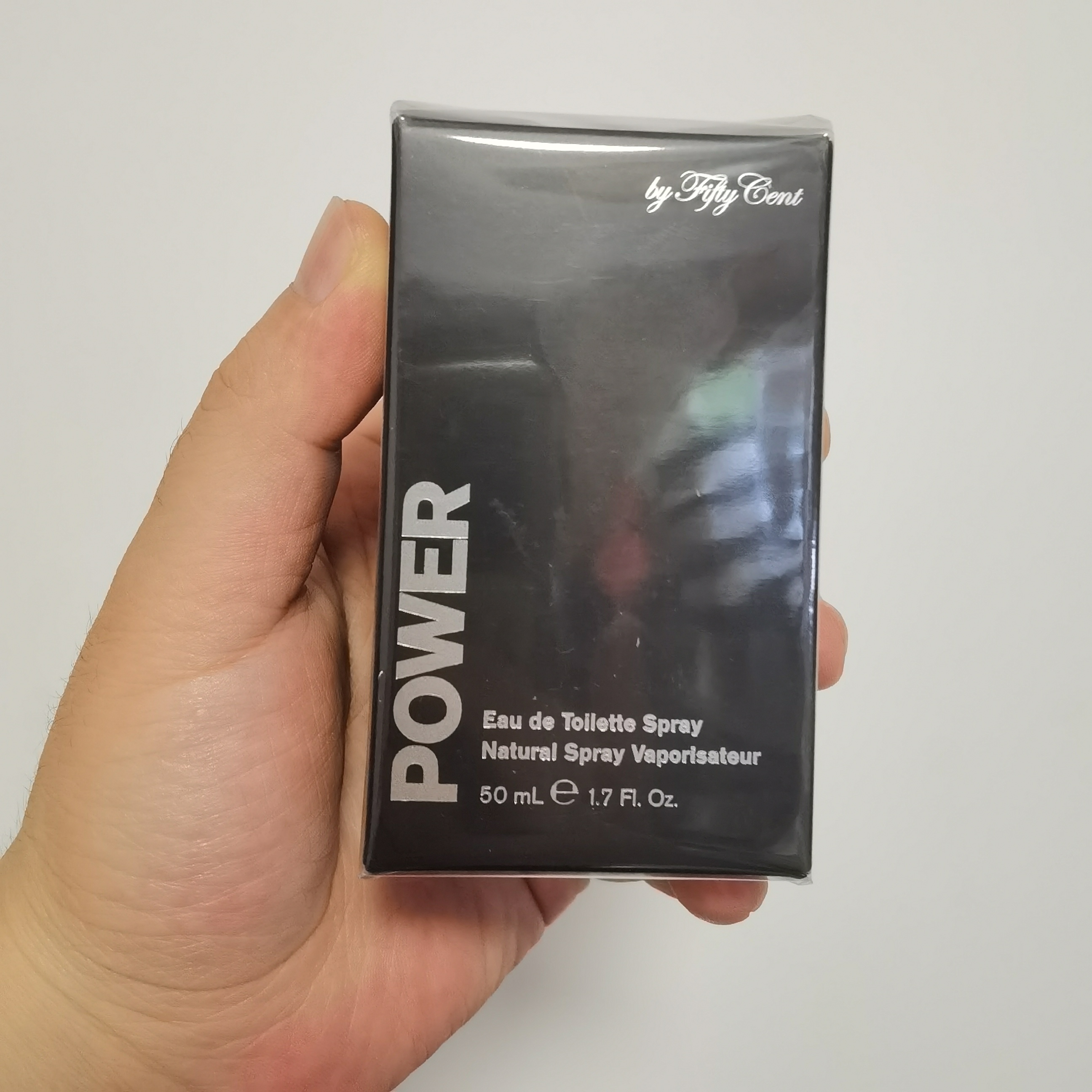 现货50 Cent Power 50分男士淡香水EDT木质香持久男友香 50ml