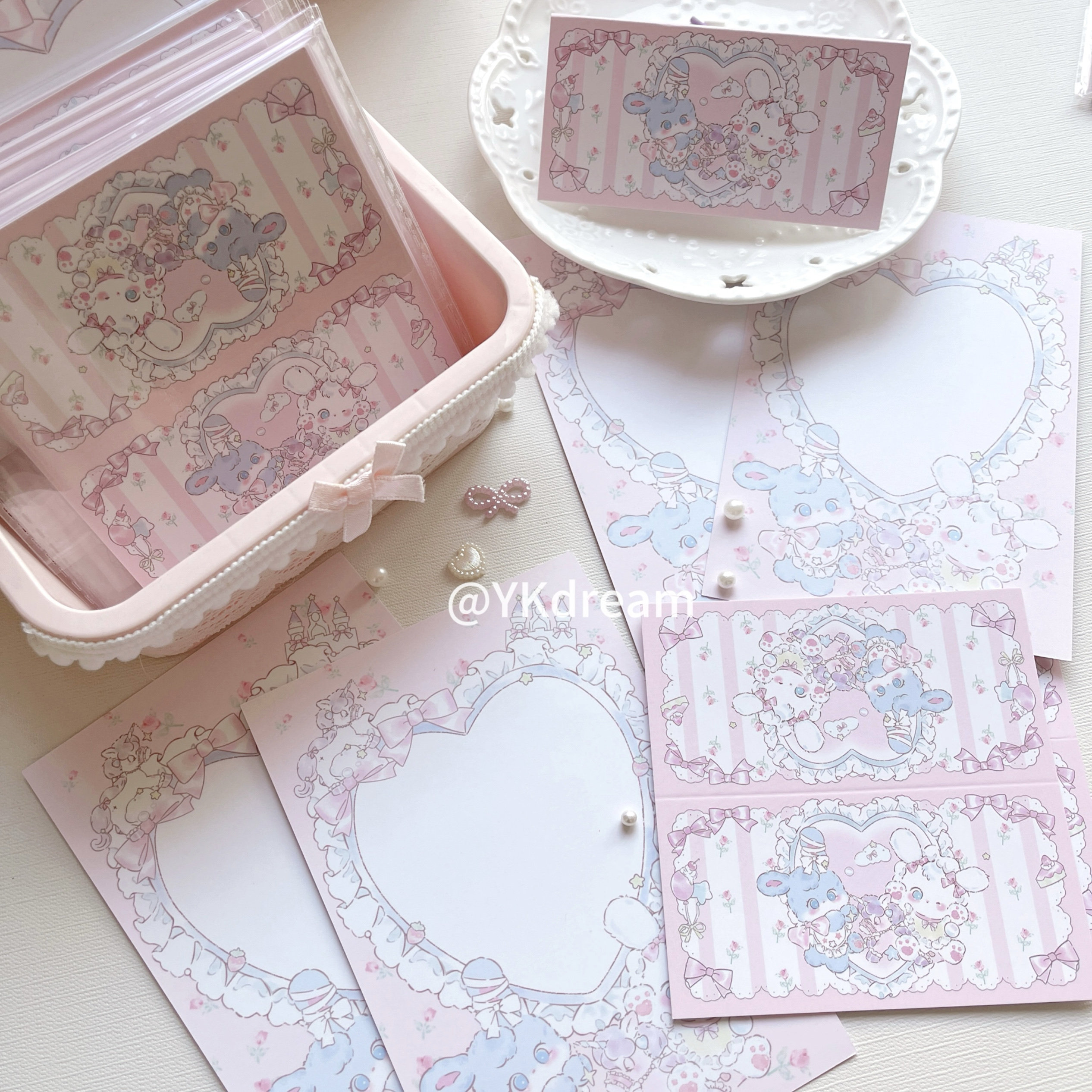 原创ins风兔子卡头卡背钥匙扣饰品包装打包材料文创卡纸300g覆膜,文具电教/文化用品/商务用品,便签本/便条纸/N次贴,淘宝优惠券,粉丝福利购,淘宝优惠卷