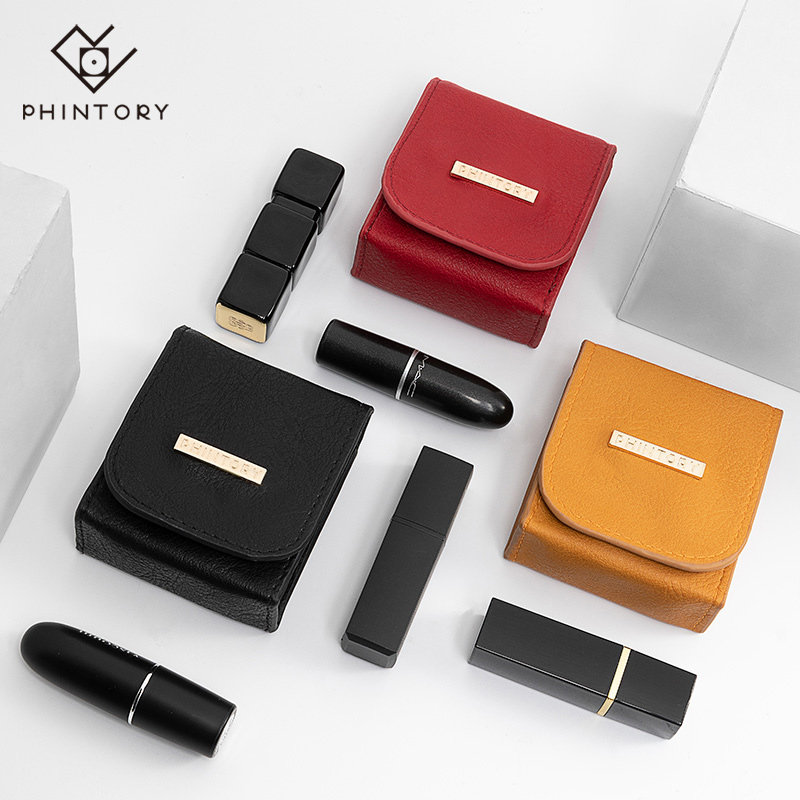 phintory口红包女迷你随身补妆包化妆包旅行唇膏收纳包便捷精致