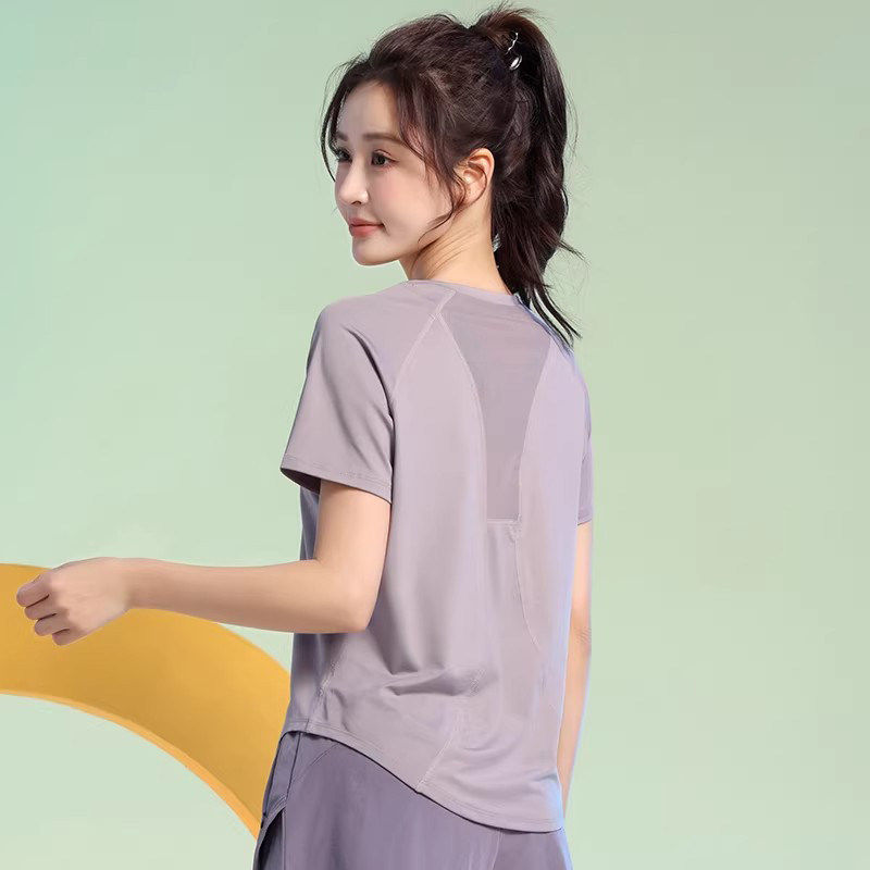 英国DGKP专业跑步t恤速干衣轻薄瑜伽运动上衣短袖羽毛球服小个子
