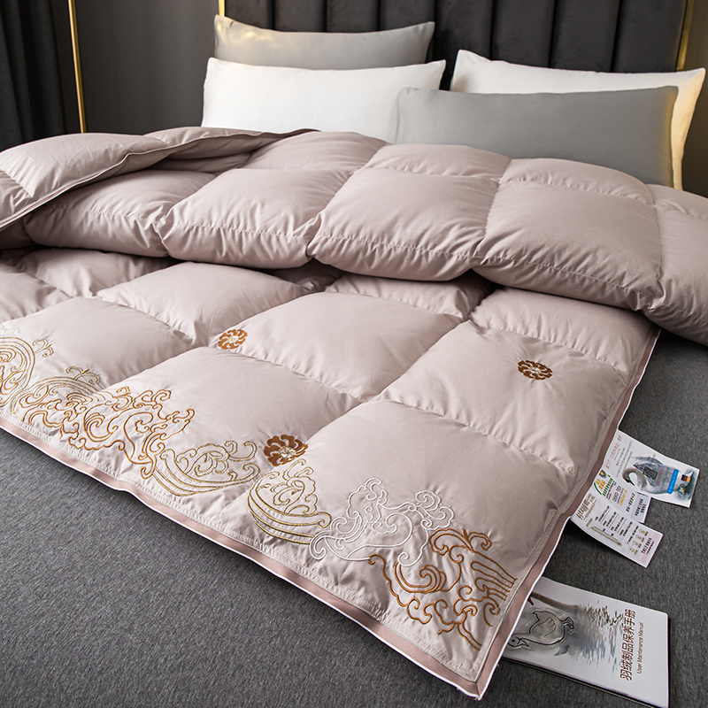 純棉自充絨被殼半成品羽絨被殼