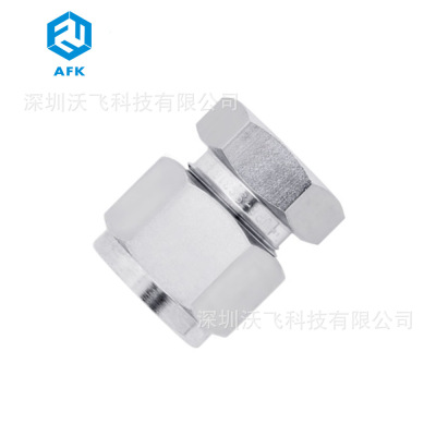 厂家直销卡套堵头SS316不锈钢Afklok卡套接头刚管堵头1/16~1
