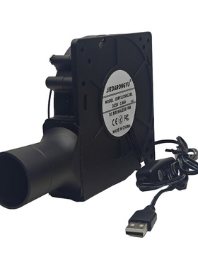 全新12032鼓风机 5V USB接口滚珠大风量柴火炉冷风机涡轮散热风扇