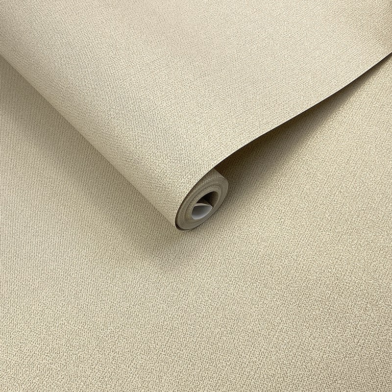 素色亚麻纹理墙纸简约卧室客厅服装店餐厅电视背景墙壁纸