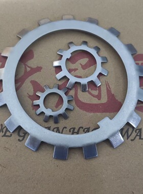 304不锈钢 DIN5406 M155 M160 M165 M170 圆螺母止退垫片花齿垫圈