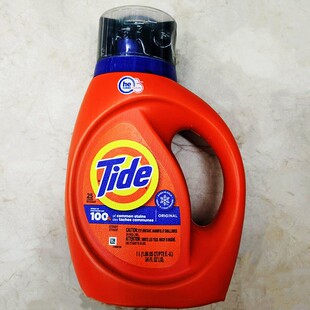 清香型美国进口超浓缩洗衣液家庭装无残留Tide Iaundry detergent