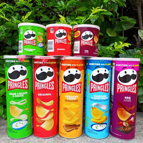 品客薯片玉米片PRINGLES BBQ POTATO CHISPS CORN FLAKE进口