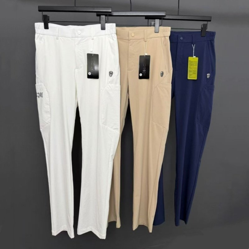 2026春夏新款韩国时尚高尔夫球裤男士运动长裤弹力速干修身薄裤子