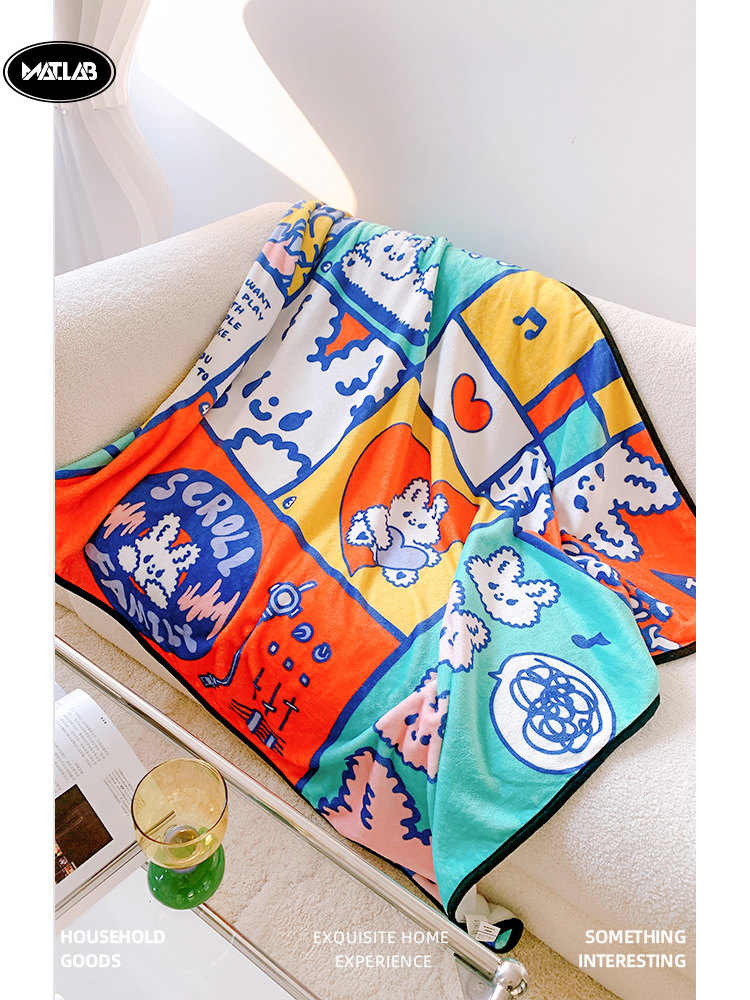 여름 소파 커버 담요 여름 에어컨 거실 얇은 담요 낮잠 수면 커버 다리 담요 안락 의자 용 작은 이불