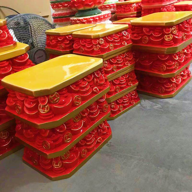 佛像垫高底座托加高家用佛前佛台供奉观音财神爷莲花陶瓷佛具用品