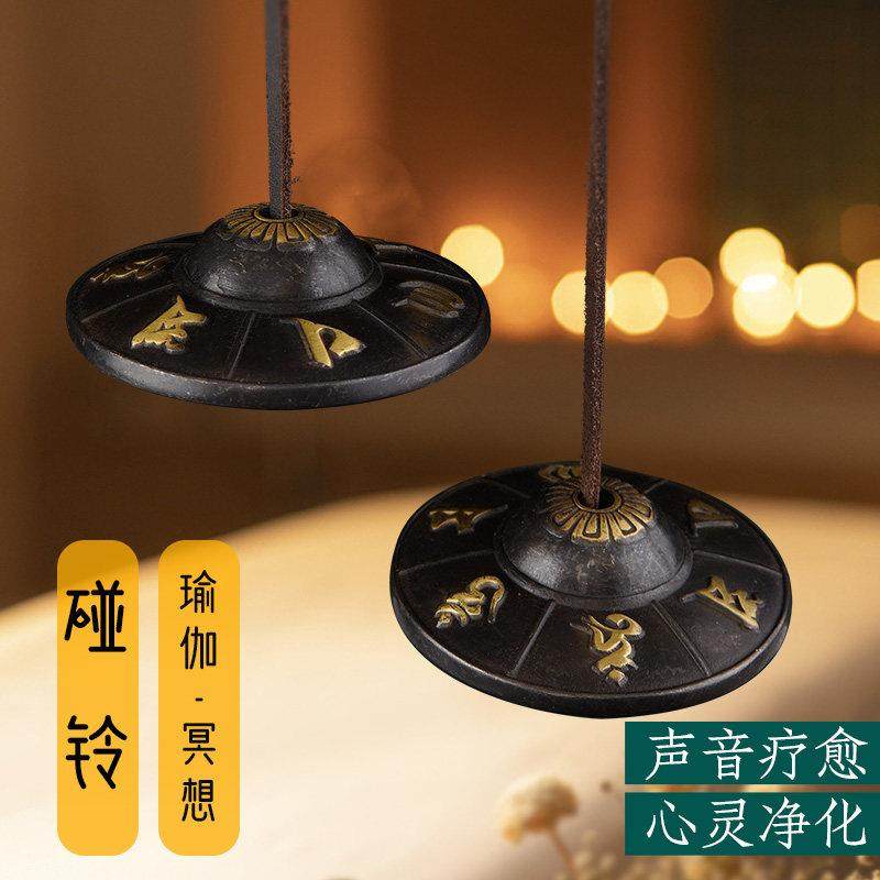 碰钟敲打击乐器手工碰盅瑜伽冥想音疗碰铃传统丁夏清脆撞铃铜制
