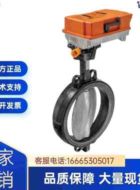 搏力谋D680N D6100N D6125电动开关调节对夹式法兰蝶阀电动执行器