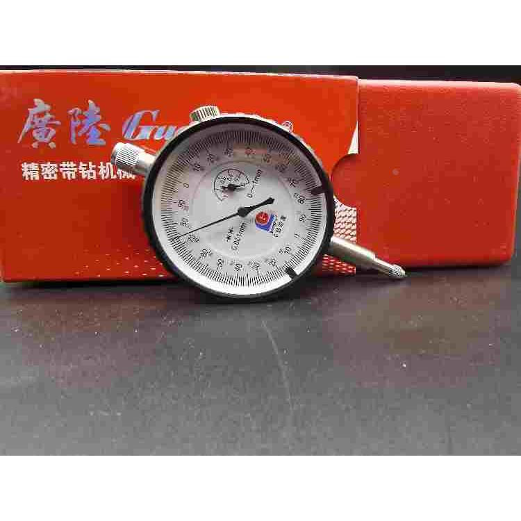 正品广陆千分表0-1mm分度值0.001mm包邮