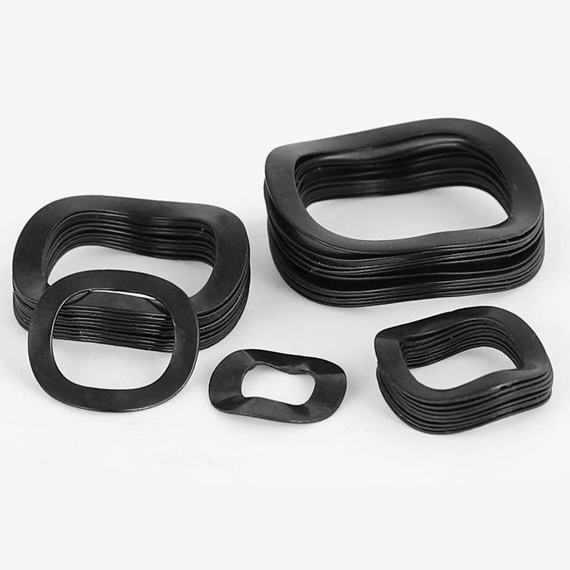 65锰波形弹簧垫圈波纹垫片轴承三波峰弹性波浪垫片m6m8m10m12m60