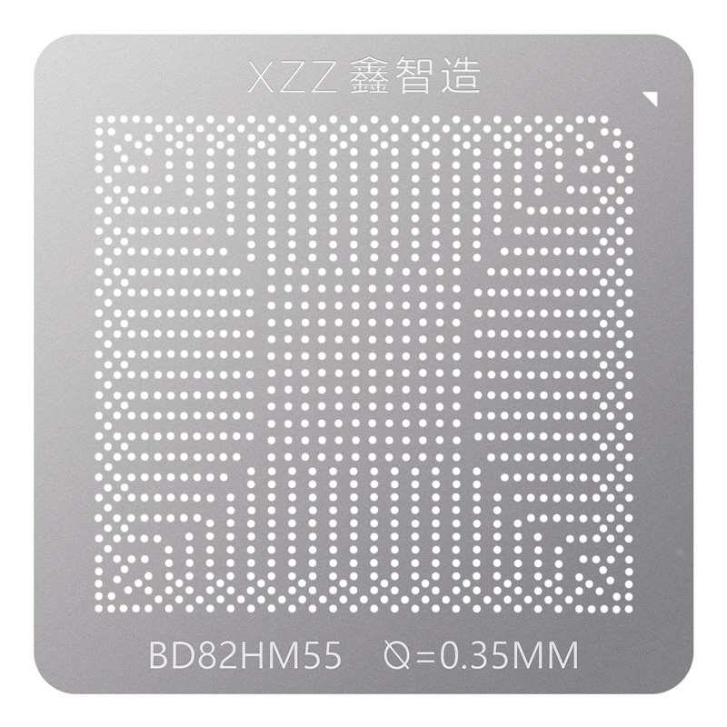 鑫智造BD82HM55/57 BD82PM55 BGA手工植球钢网 直接加热不变形