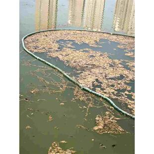 拉浮萍网土塘打捞水面围器拦污江河藕田拉拖湖泊河道拦网浮筒垃圾