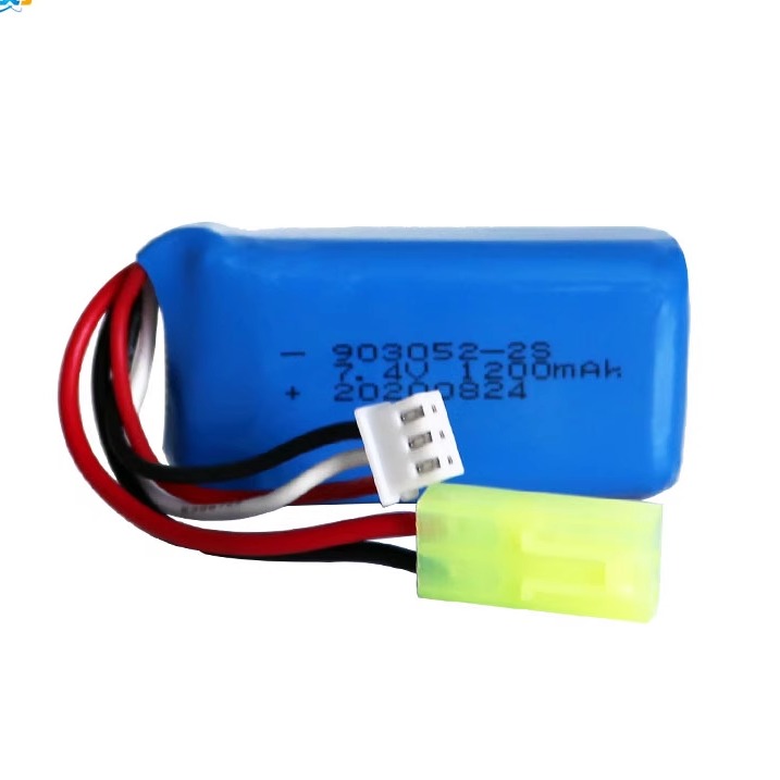 直供7.4V 1200mAh锂电池鹏翔遥控高速车电池903052