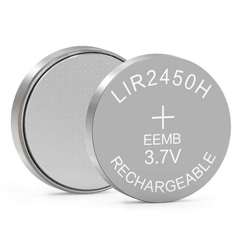 LIR2450H可充电纽扣电池3.7V 200mAh高容量锂离子扣式电池