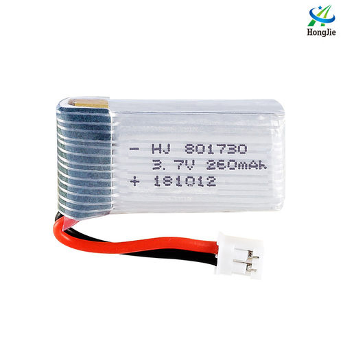 工厂3.7V 260mAh 20C飞行器电池801730 H36升级版锂电池现货