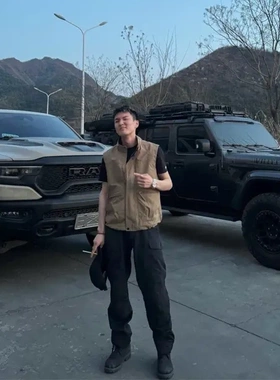 Ss男人的荷尔蒙 Rs三防速干战术马甲 户外立领多口袋外套夹克马甲