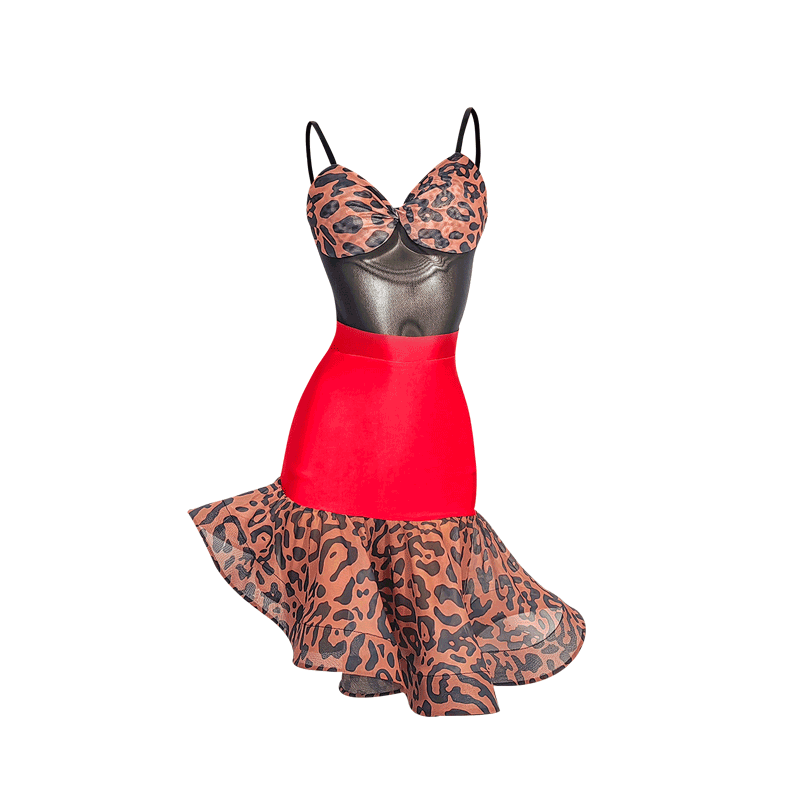 又见梵羽拉丁舞蹈服夏季薄款