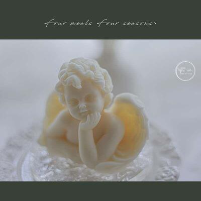 《上上签》fourmeals自制天使香薰蜡烛摆件ins风创意生日伴手礼物