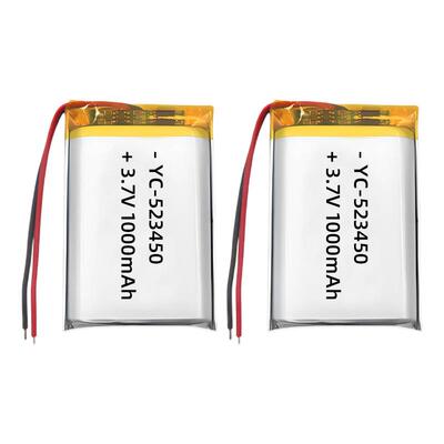 523450聚合物锂电池1000mAh3.7V游戏机保温杯专用可充电电池