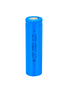 现货电动牙刷电池LIR14500足容3.7V圆柱锂离子ICR14500锂电池