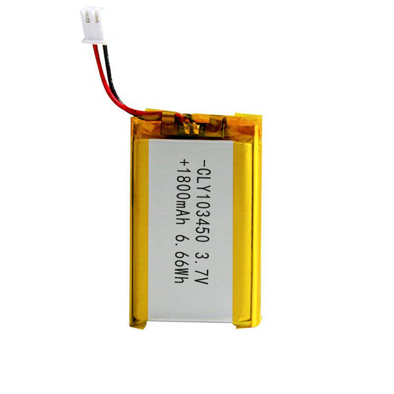 103450聚合物锂电池1800mah美容仪电池3.7V医疗保健