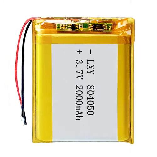 804050聚合物电池2000mah3.7v锂电池早教机充电小夜灯充电电池
