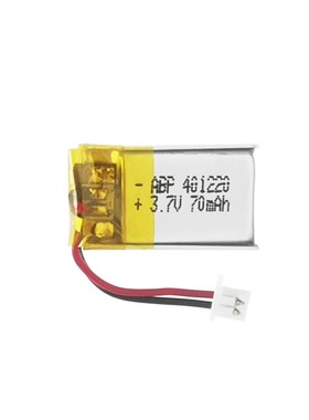 401220聚合物锂电池3.7V 70mAh蓝牙耳机智能穿戴运动手环锂电池