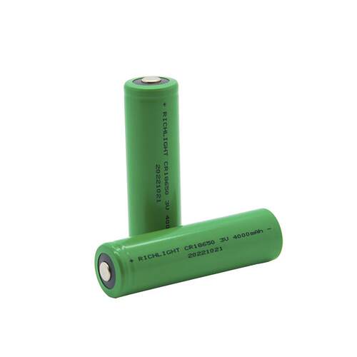 安防系统CR18650电池4000mAh 3V 强光手电筒 闪光灯锂锰电池