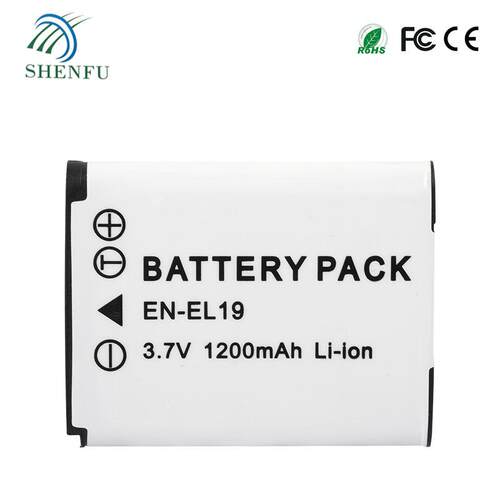 深孚 工厂直销 适用于尼康Nikon EN-EL19电池 ENEL19数码相机电池