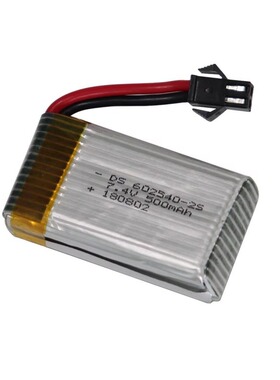 四轴飞行器锂电池 7.4V500mAh航模电池602540适用迪飞达F183 H8C