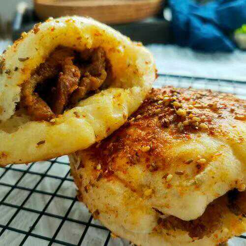 小吃早餐速食可商用半成品烤饼