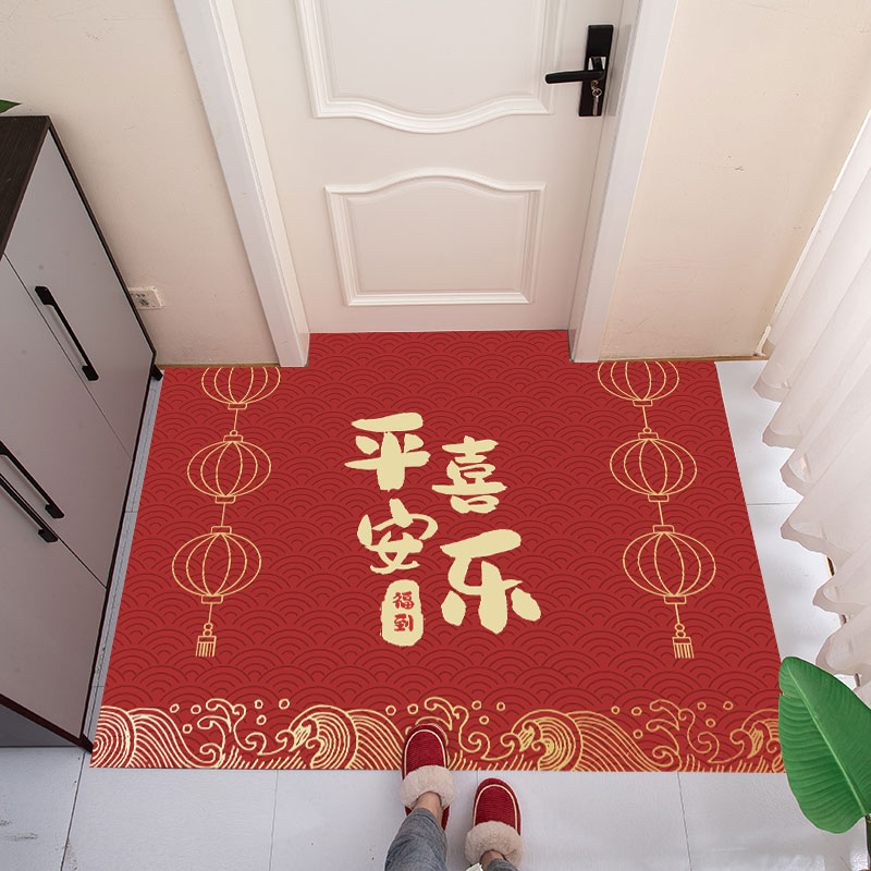 优轩中式新居入户门地垫