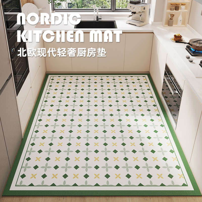优轩厨房地垫免洗可擦满铺