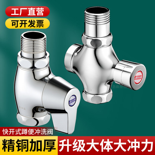 厕所冲水阀手按式开关冲洗阀