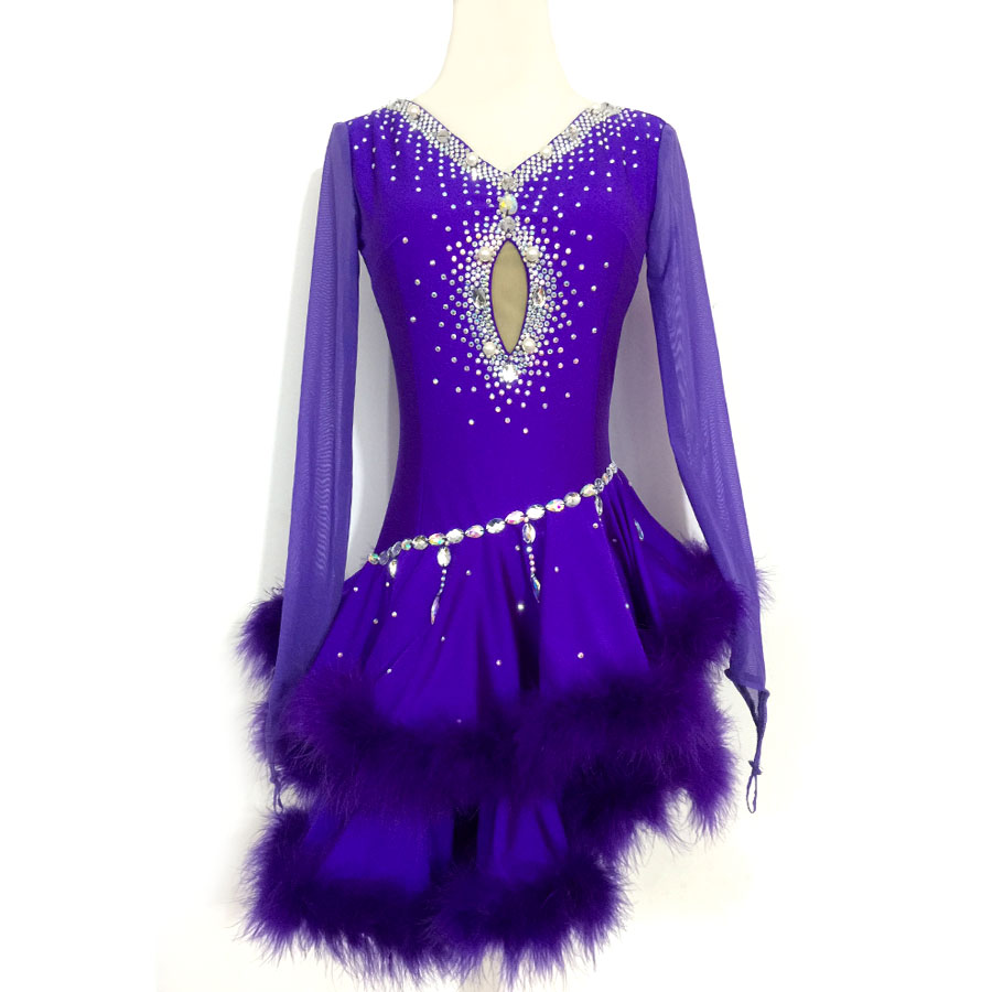 少儿拉丁舞表演服拉丁舞比赛服拉丁舞表演服装拉丁舞演出服女G28